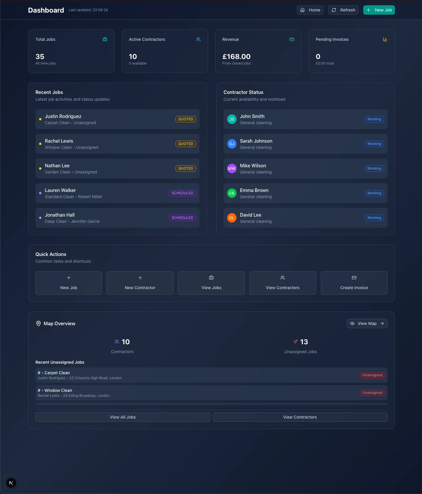 Screenshot 1 of Lustro Solutions Co. Managment