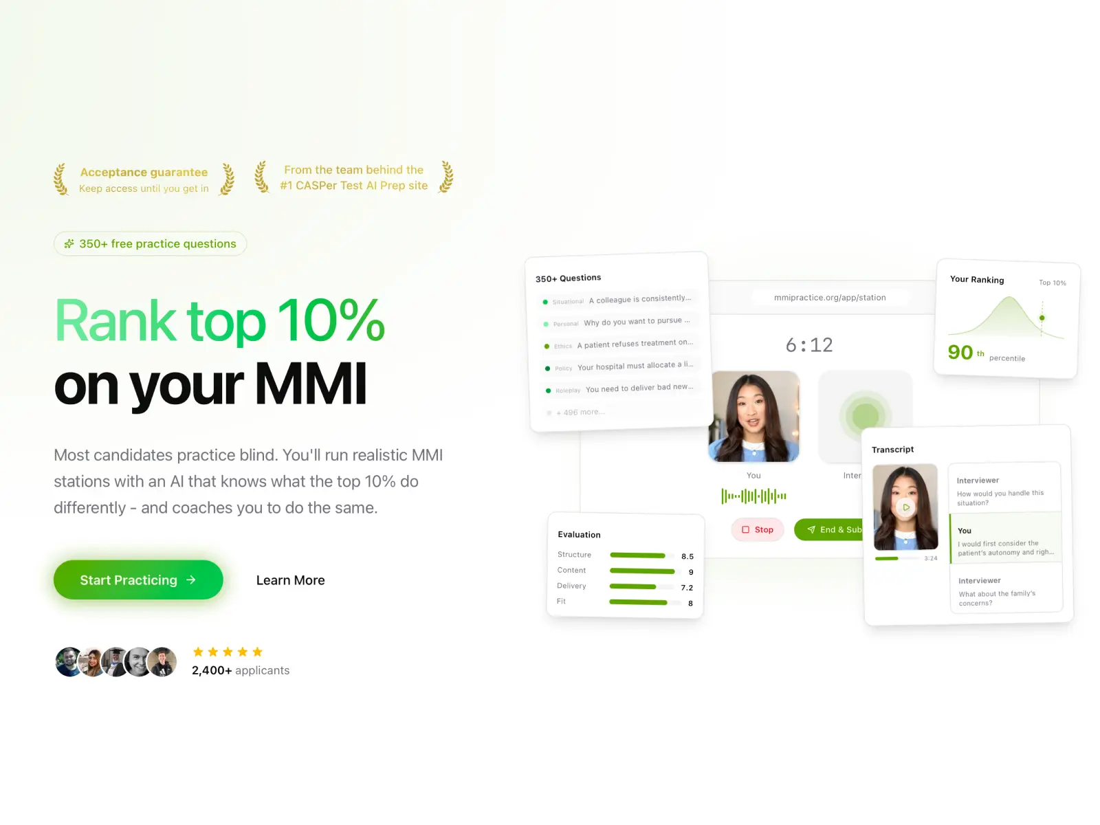 Screenshot 1 of MMIPractice.org