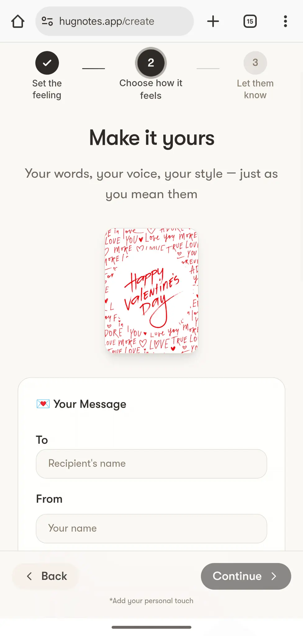 Screenshot 4 of Hugnotes