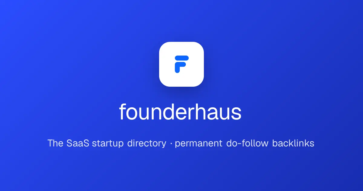 Screenshot 1 of Founderhaus.app
