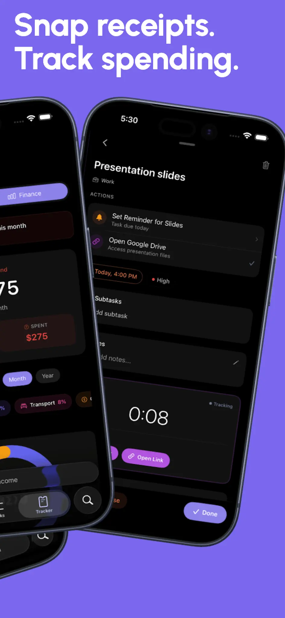 Screenshot 5 of Minddraft: AI Daily Planner & To-do