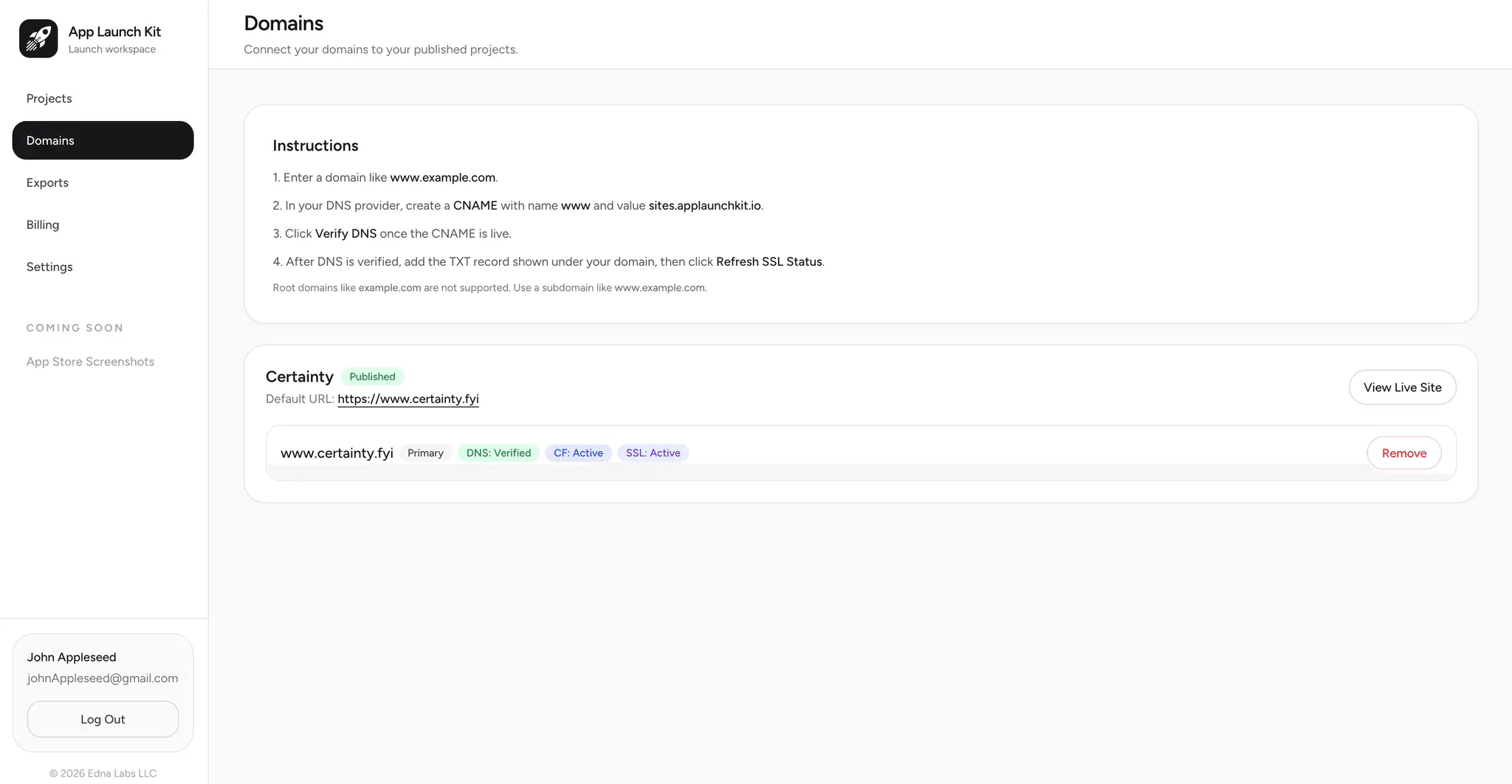 Screenshot 6 of App Launch Kit