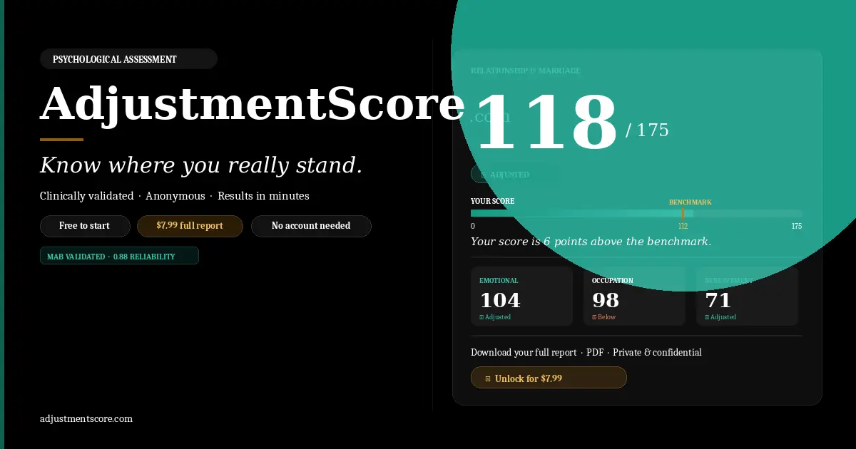 Screenshot 1 of AdjustmentScore
