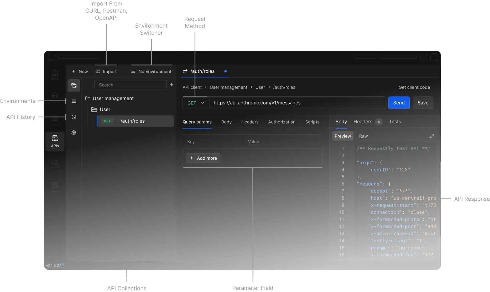 Screenshot 2 of Requestly API Client