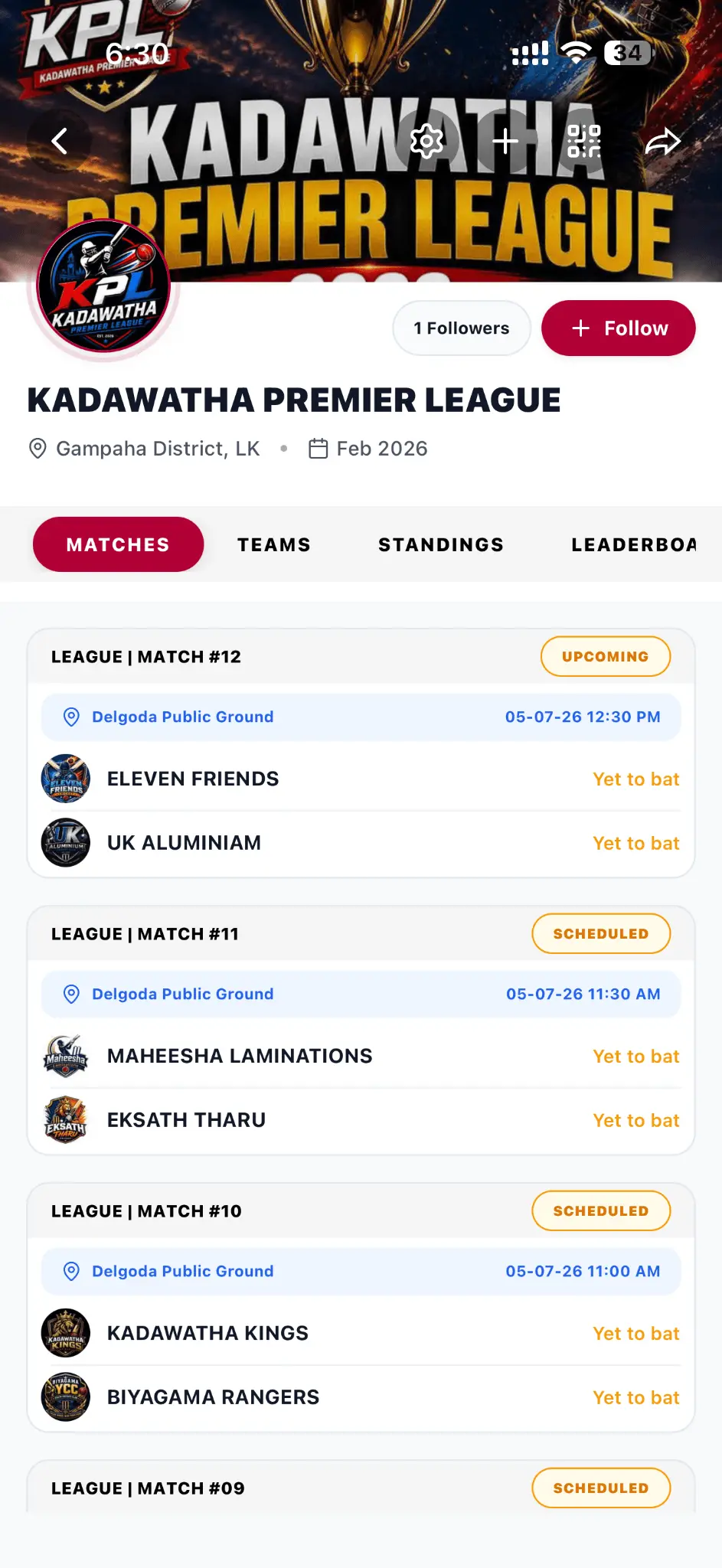 Screenshot 5 of MyCric APP
