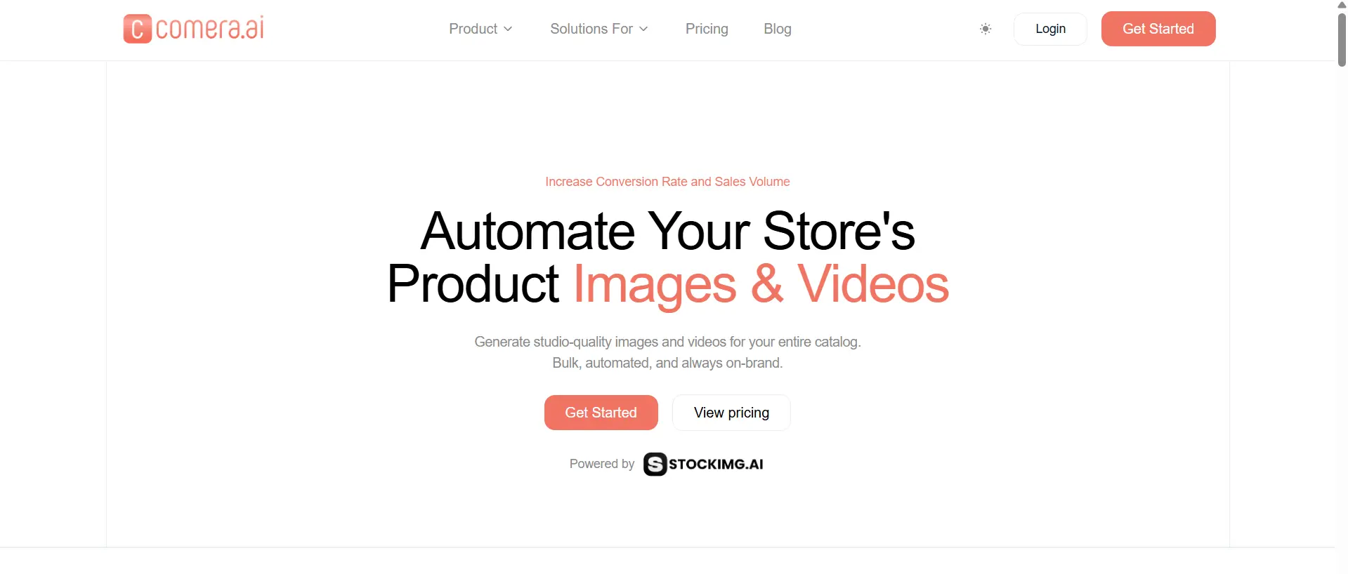 Screenshot 1 of Comera AI - Bulk Product Visuals