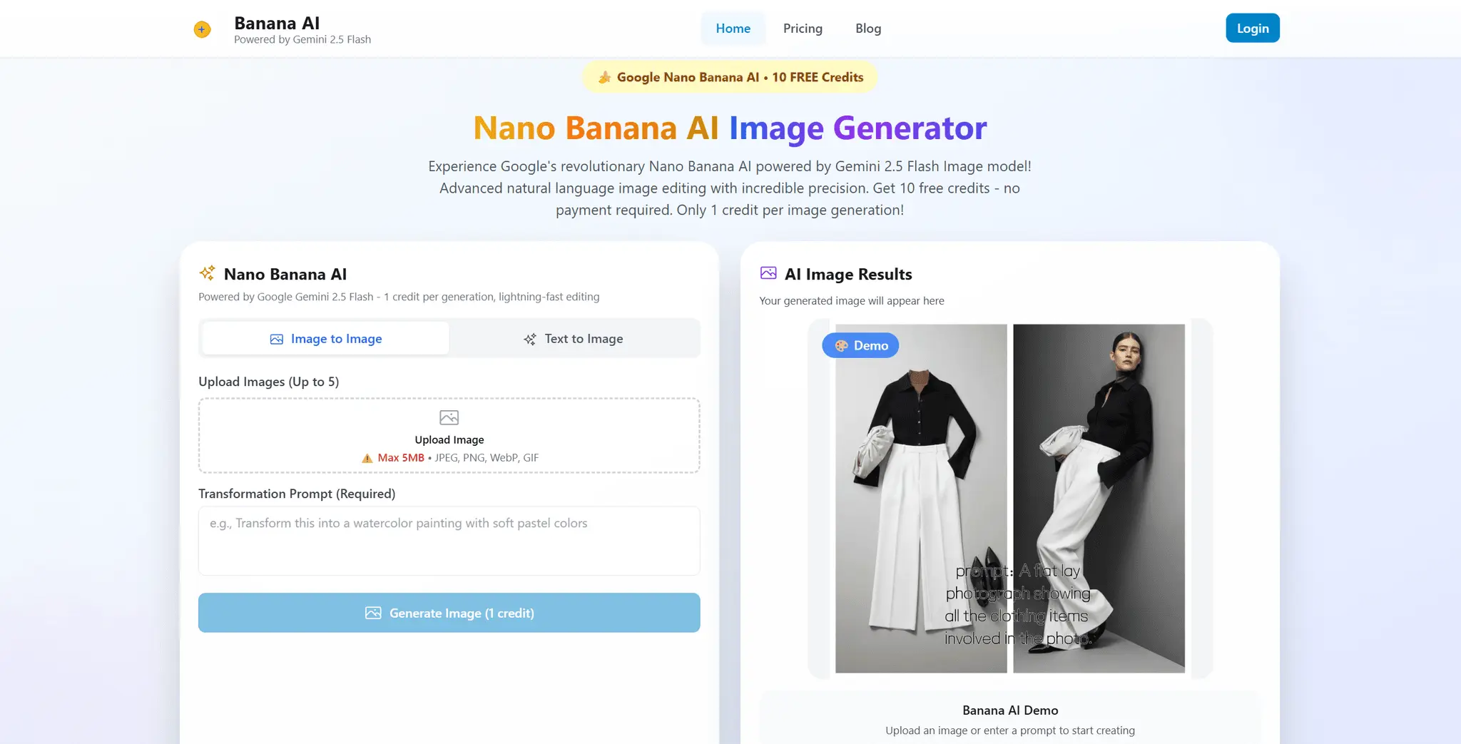 Screenshot 1 of Nano Banana AI Pro