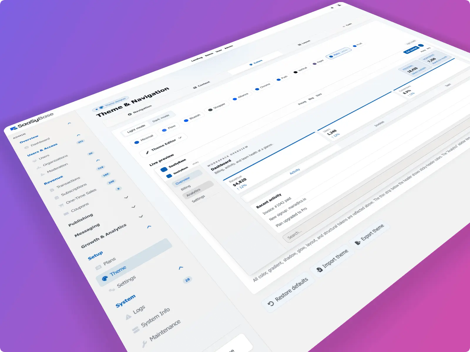 Screenshot 4 of Saasybase Next.js SaaS Boilerplate