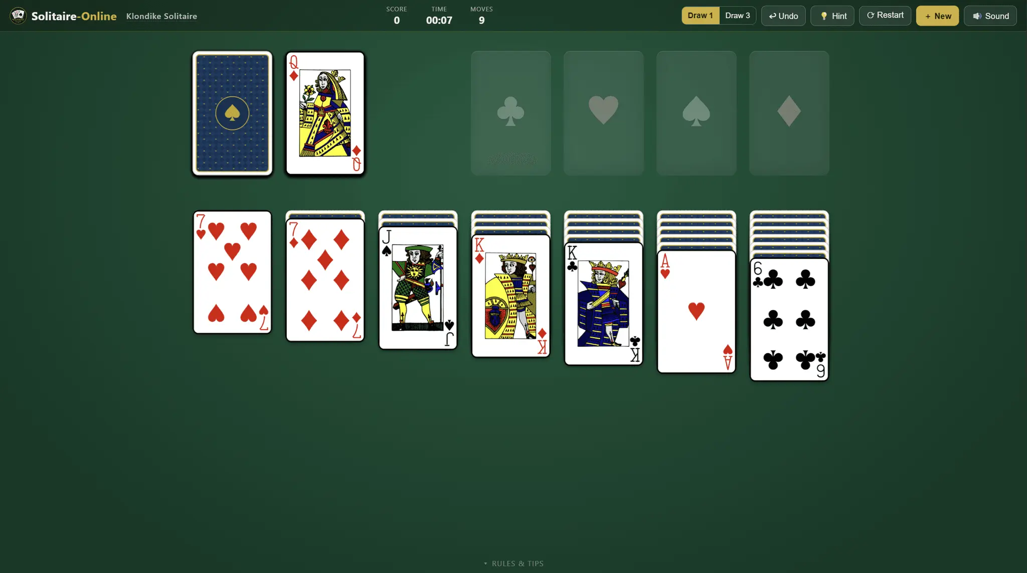 Screenshot 3 of Solitaire-online.com
