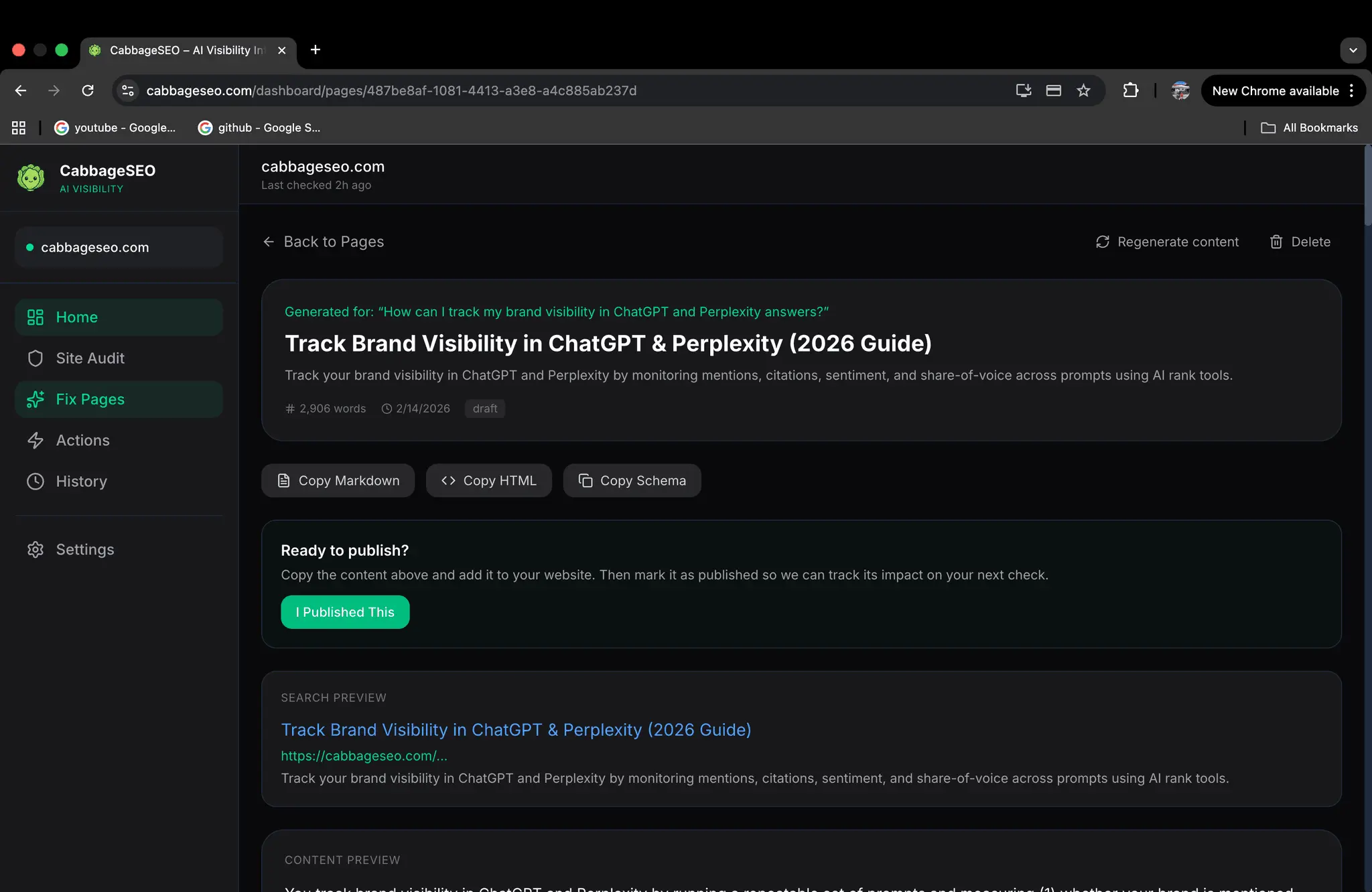 Screenshot 6 of cabbageSEO