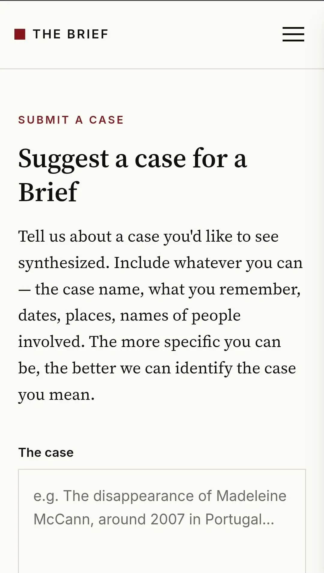 Screenshot 1 of The Brief