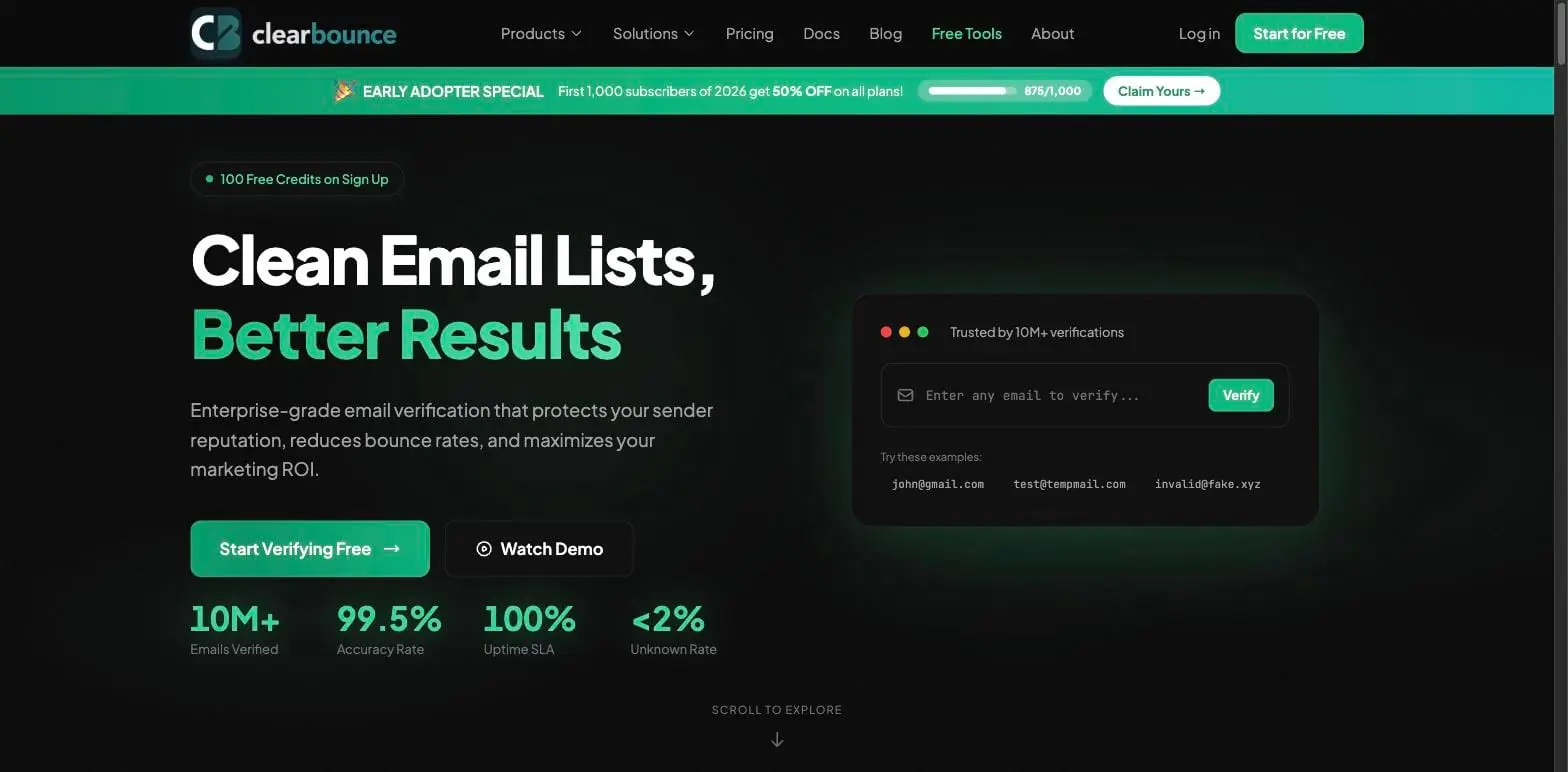 Screenshot 1 of ClearBounce