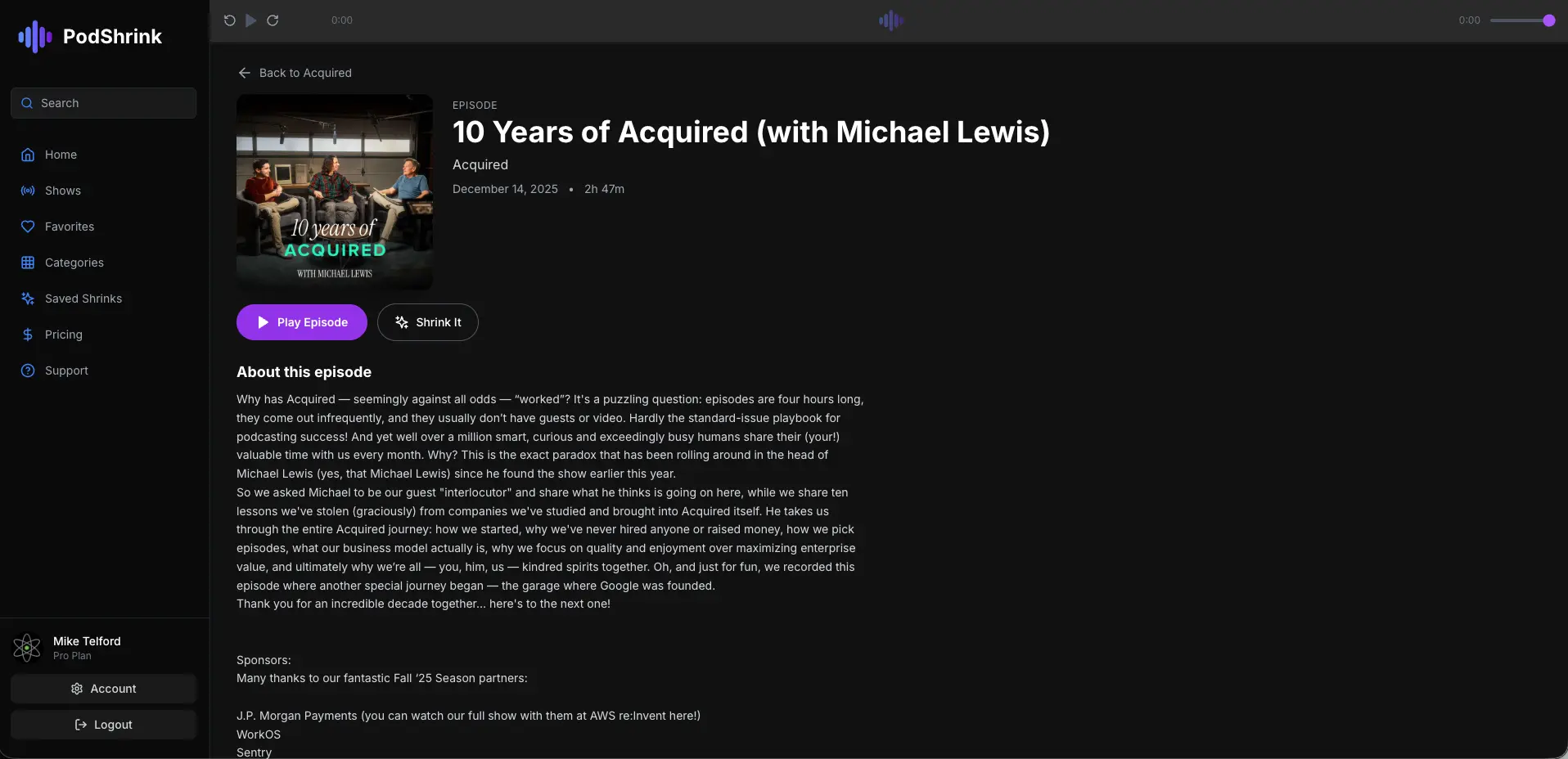 Screenshot 5 of PodShrink