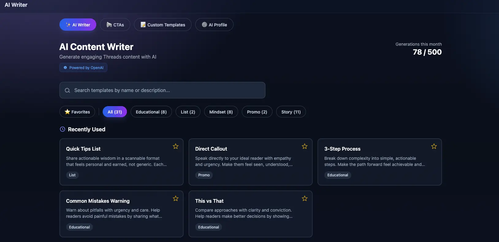 Screenshot 3 of MomentumHive - Threads Content Engine