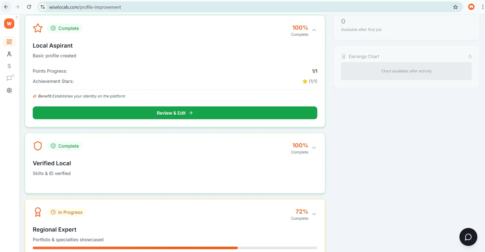 Screenshot 1 of Wiselocals