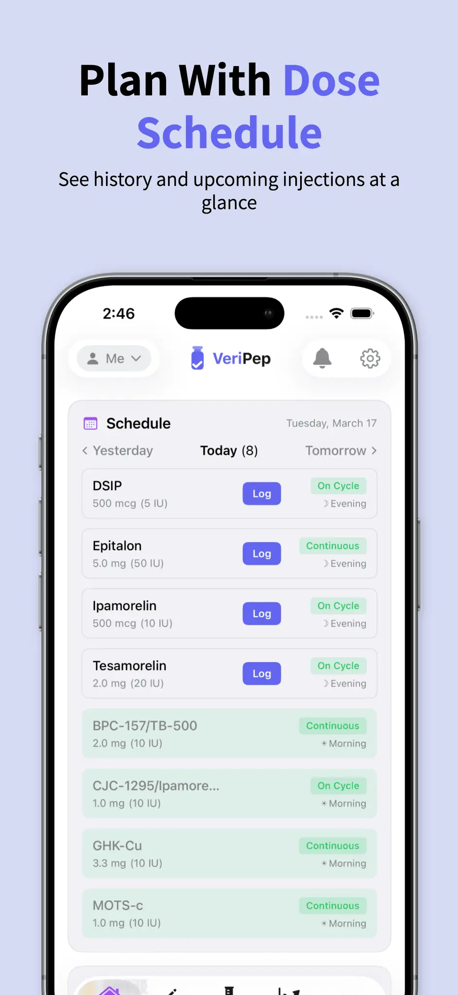 Screenshot 7 of VeriPep Tracker