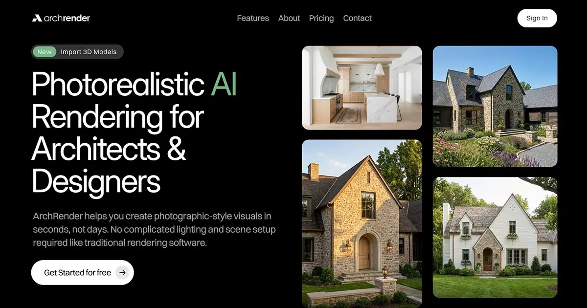 Screenshot 1 of ArchRender
