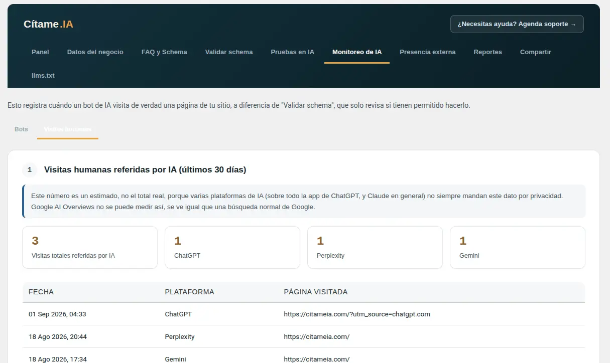 Screenshot 2 of CítameIA