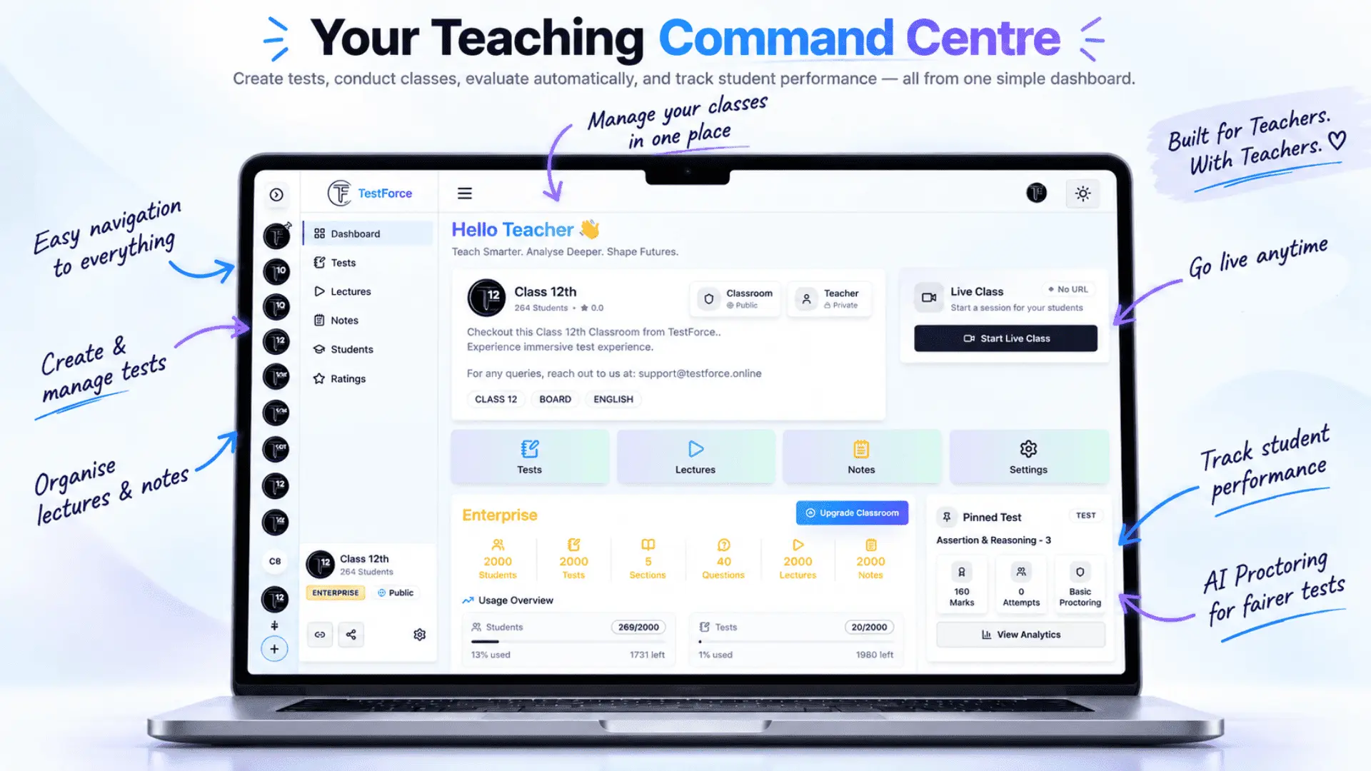 Screenshot 1 of TestForce Teacher