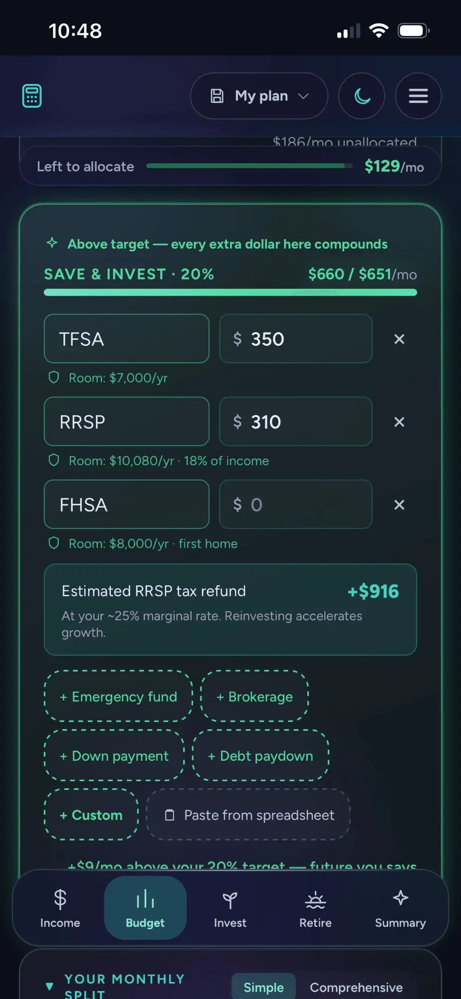 Screenshot 4 of Finance Simulator