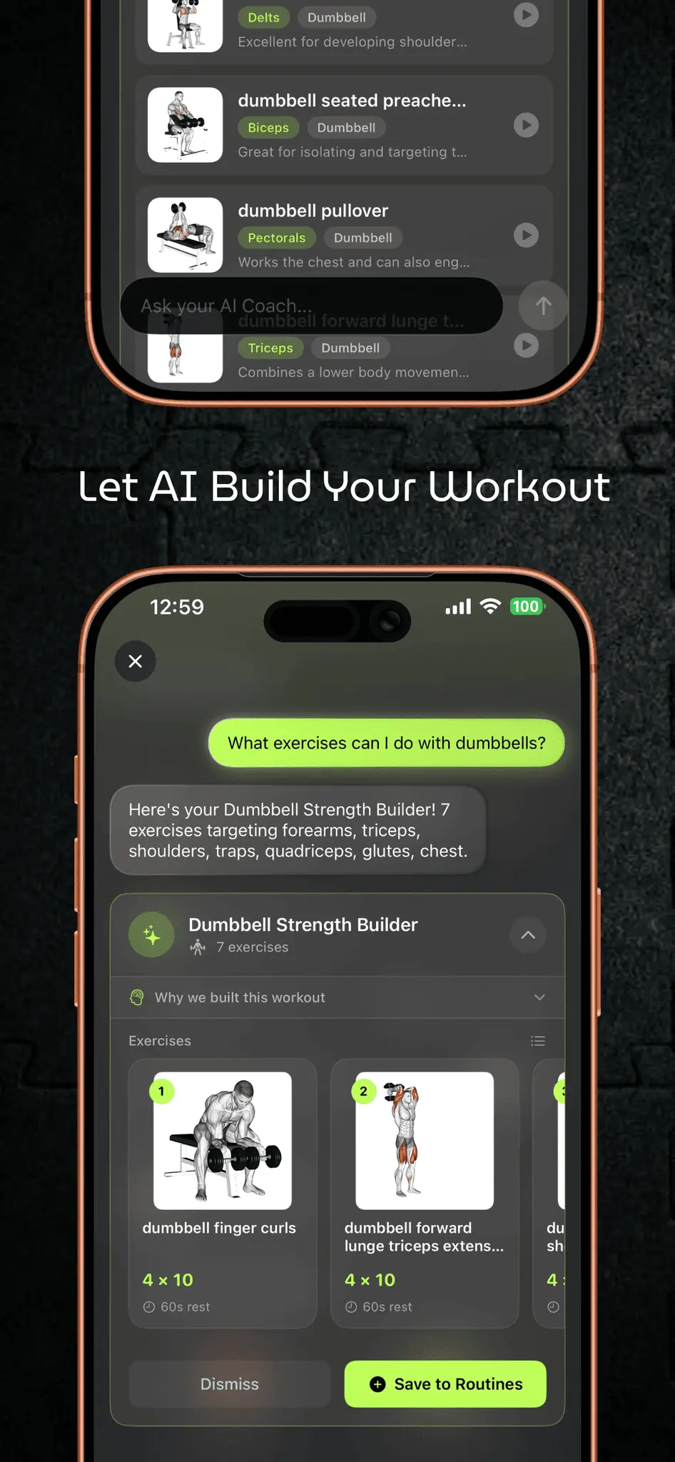 Screenshot 1 of ToneFit - AI Fitness Tracking