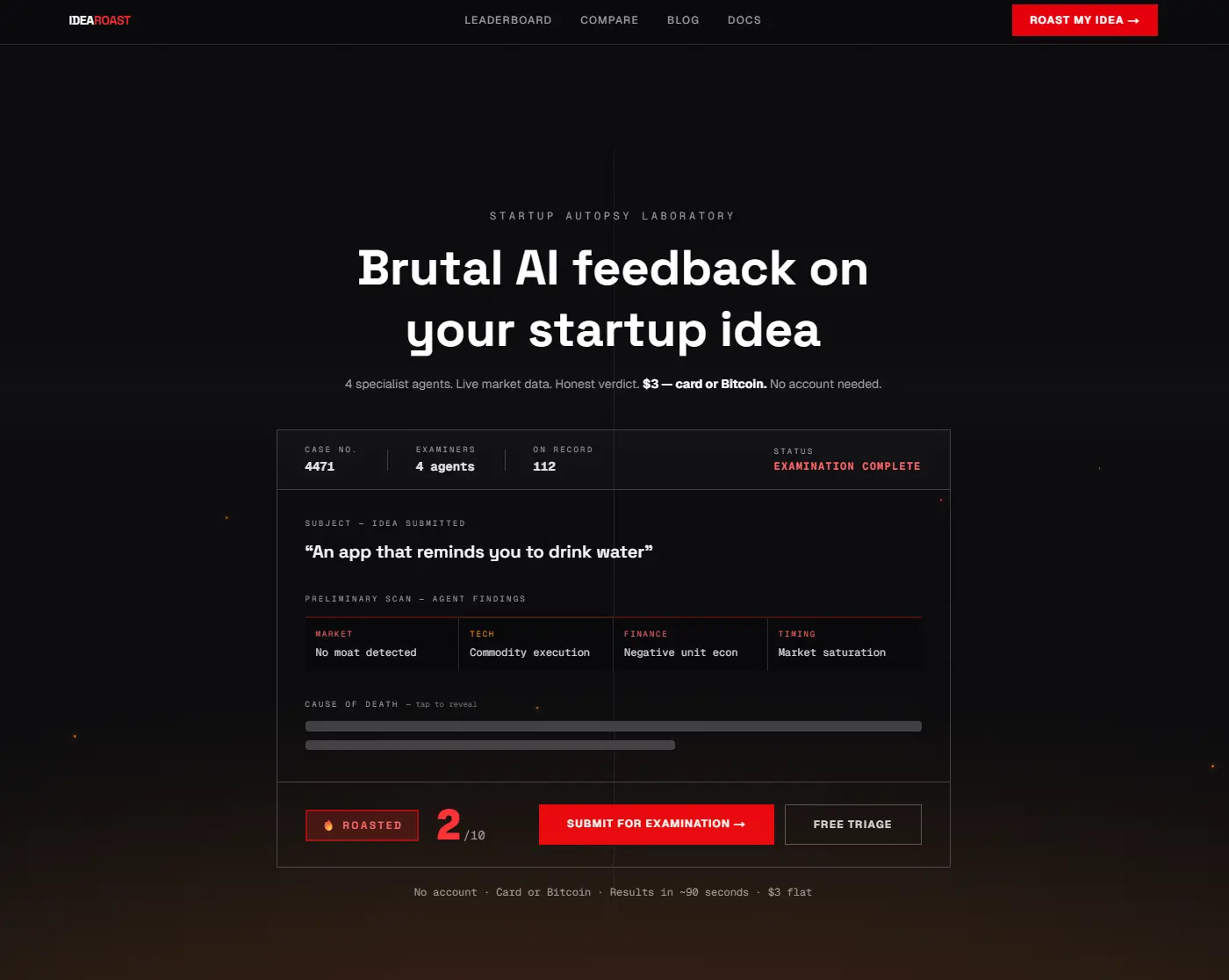 Screenshot 1 of IdeaRoast