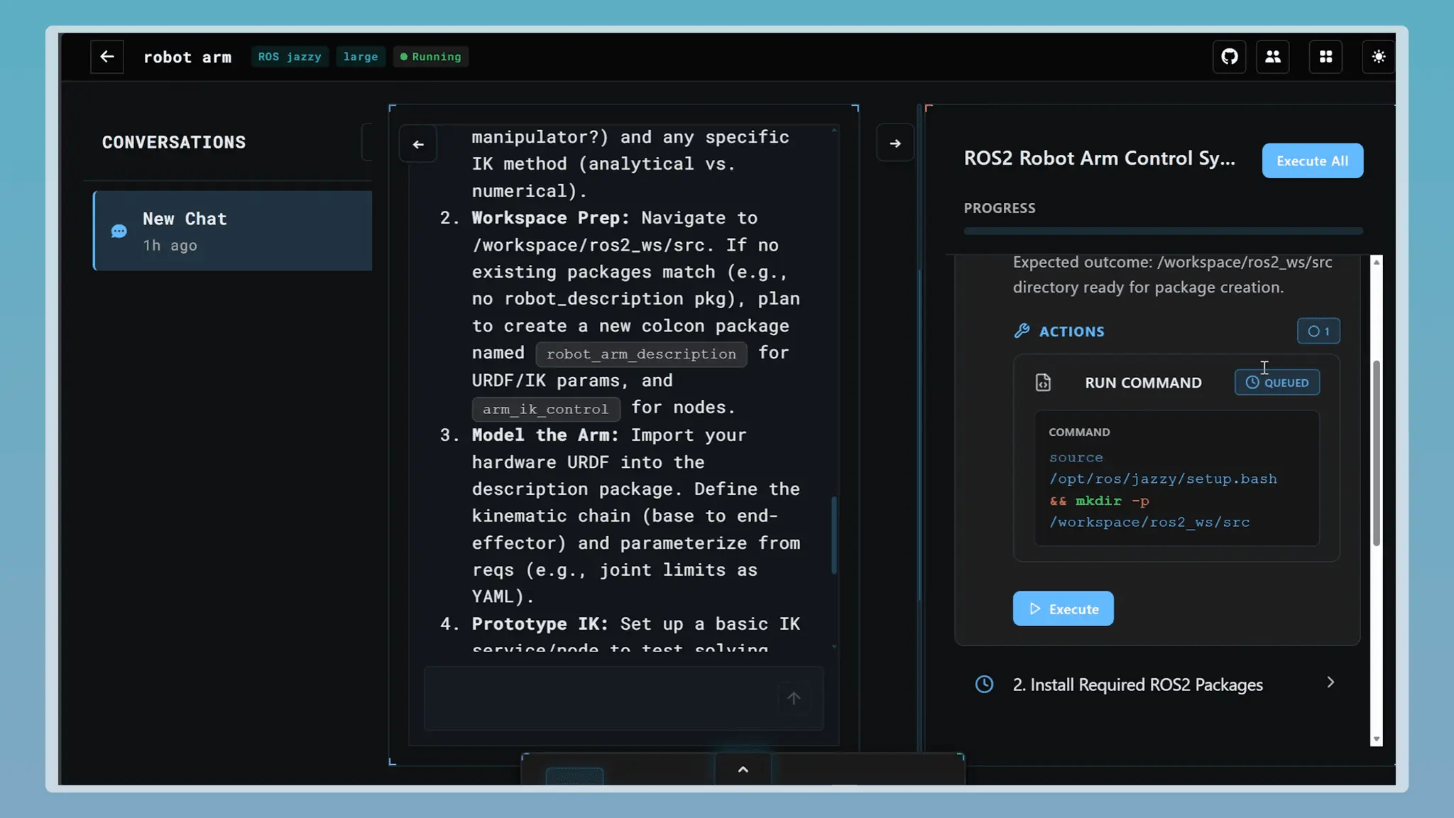 Screenshot 2 of OORB Studio, the Replit for robotics