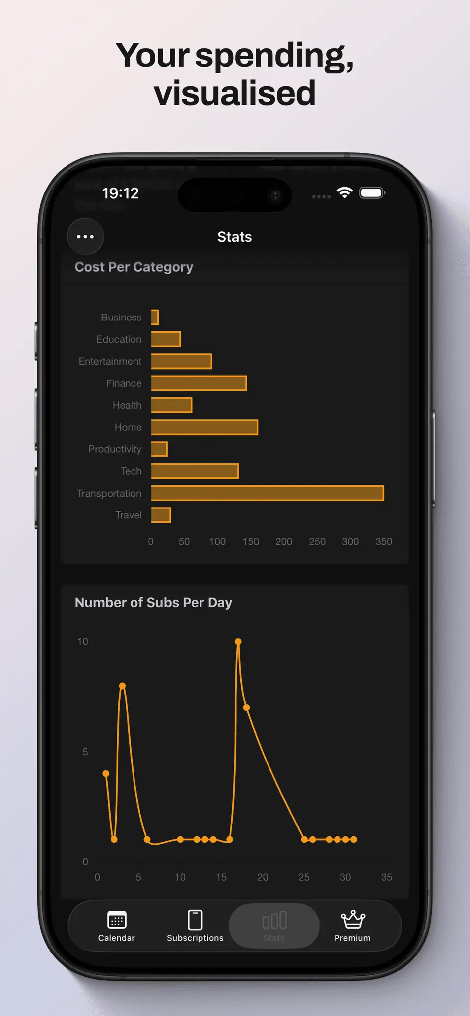 Screenshot 4 of Sublime Subscription Manager
