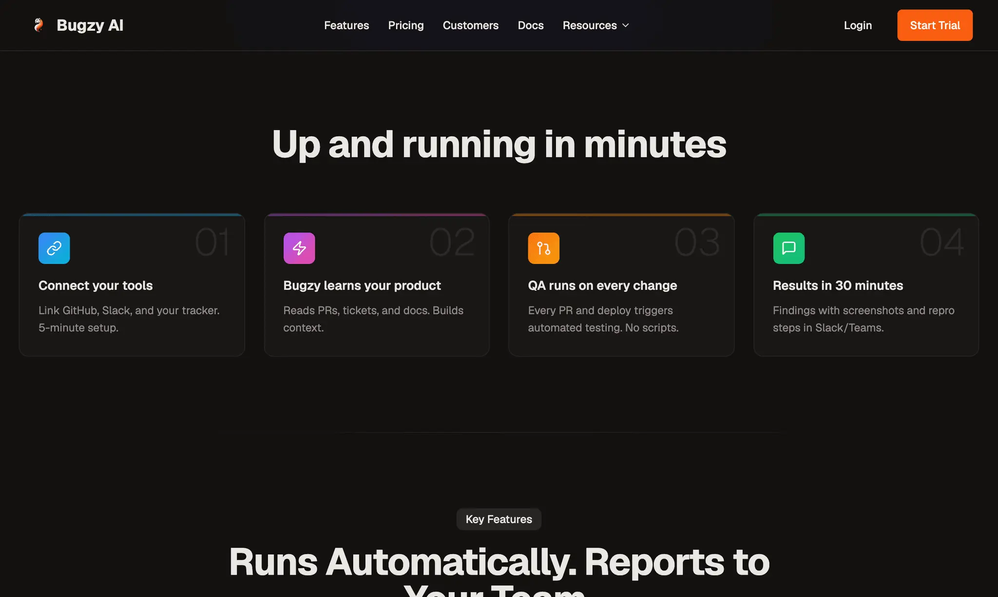 Screenshot 4 of Bugzy AI