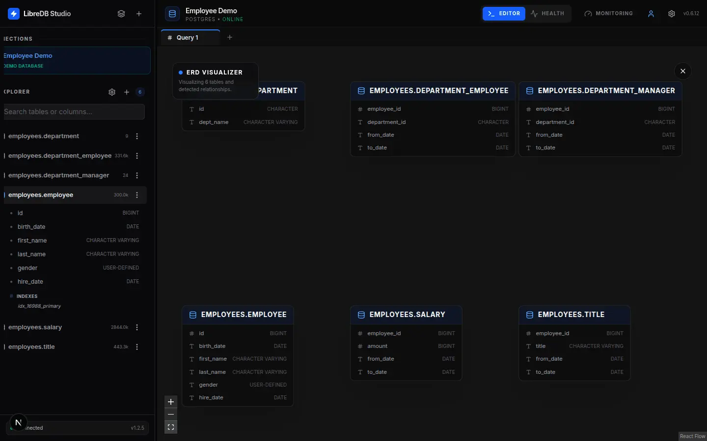 Screenshot 4 of LibreDB Studio