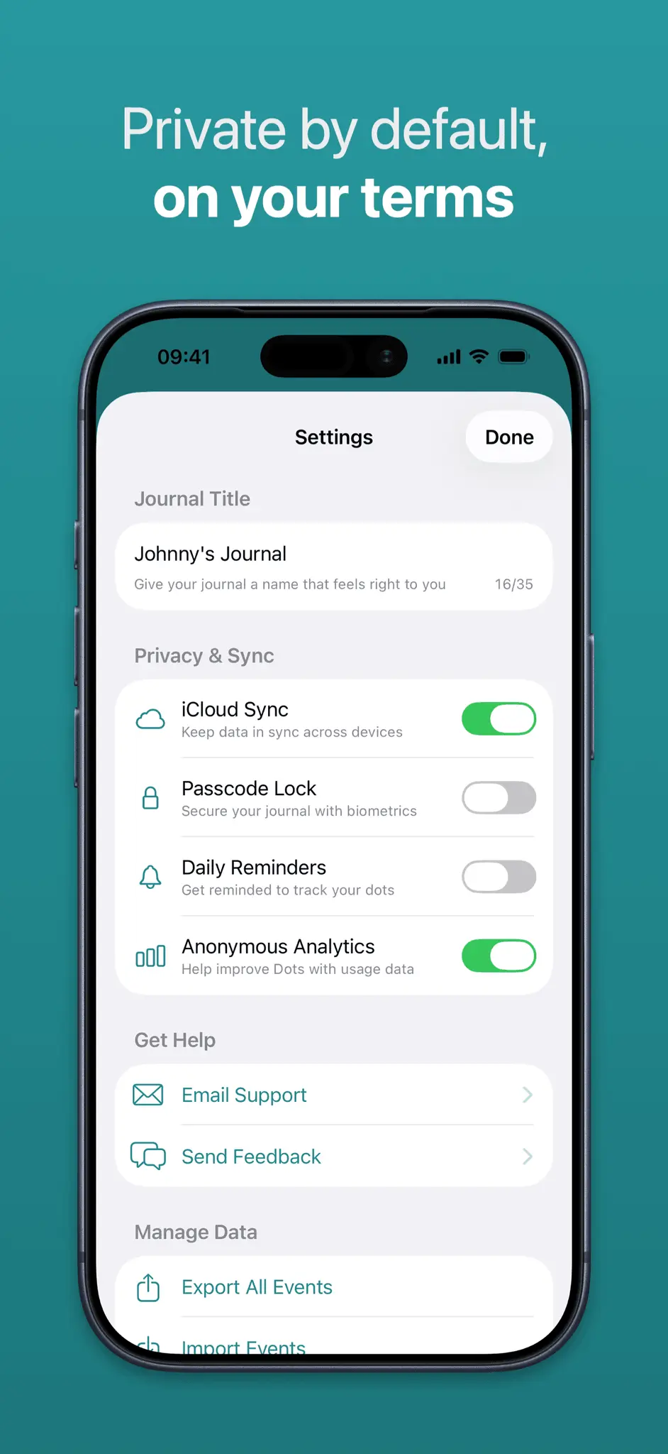 Screenshot 4 of Dots: A Lifestyle Journal