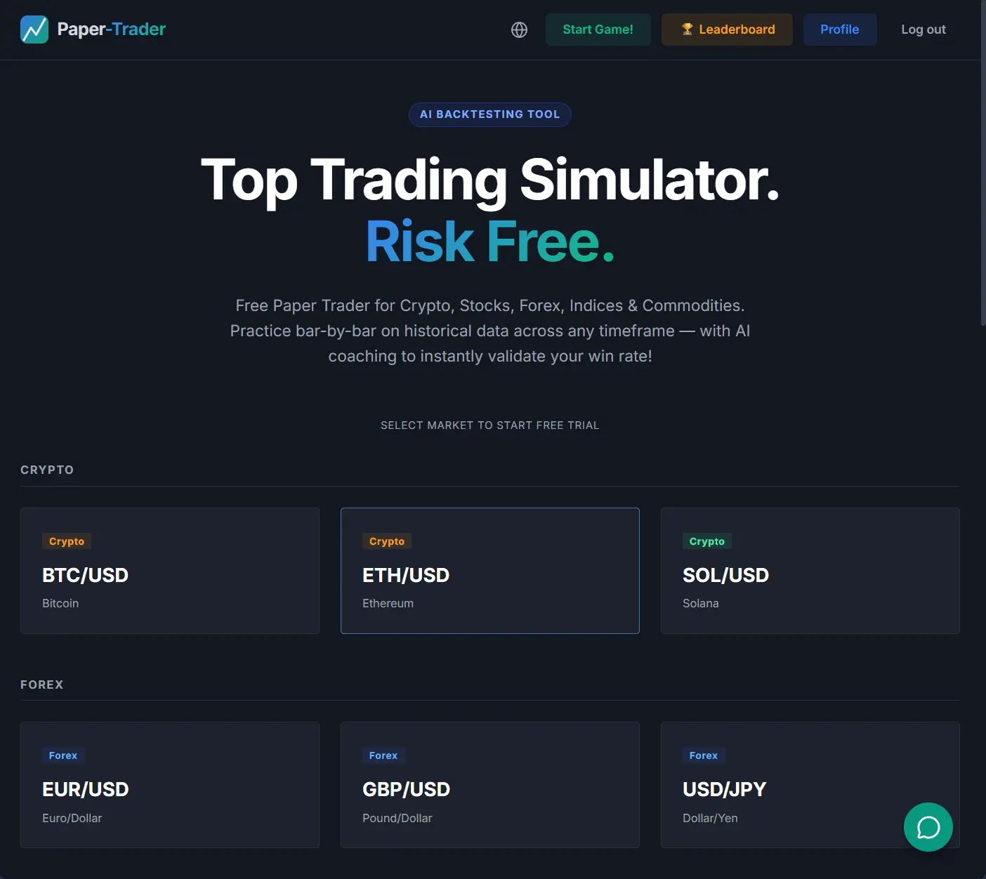 Screenshot 3 of PaperTrader