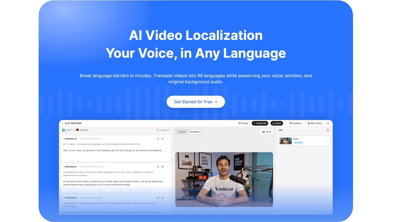 Screenshot 1 of Vosko AI
