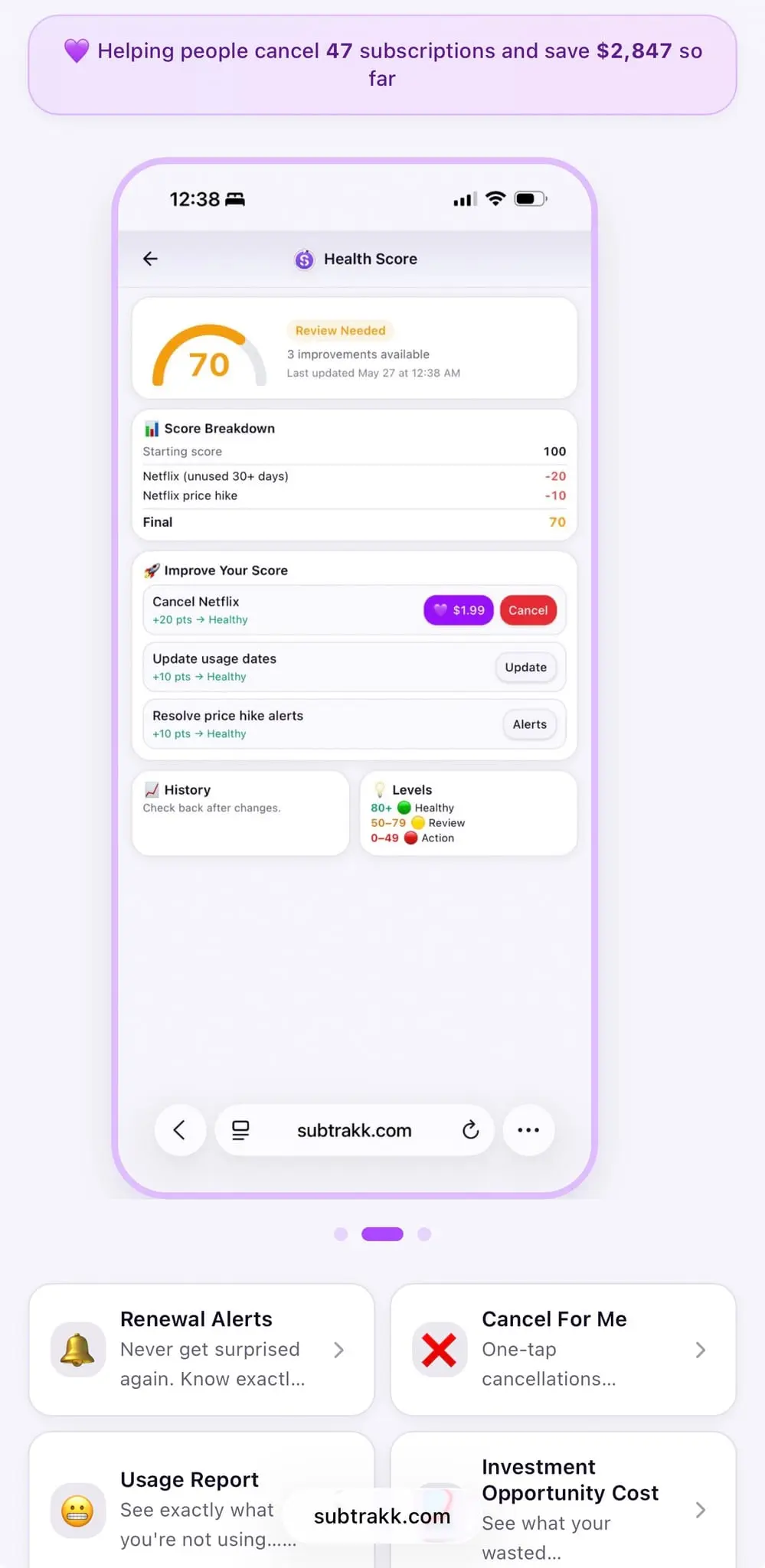 Screenshot 2 of Subtrakk