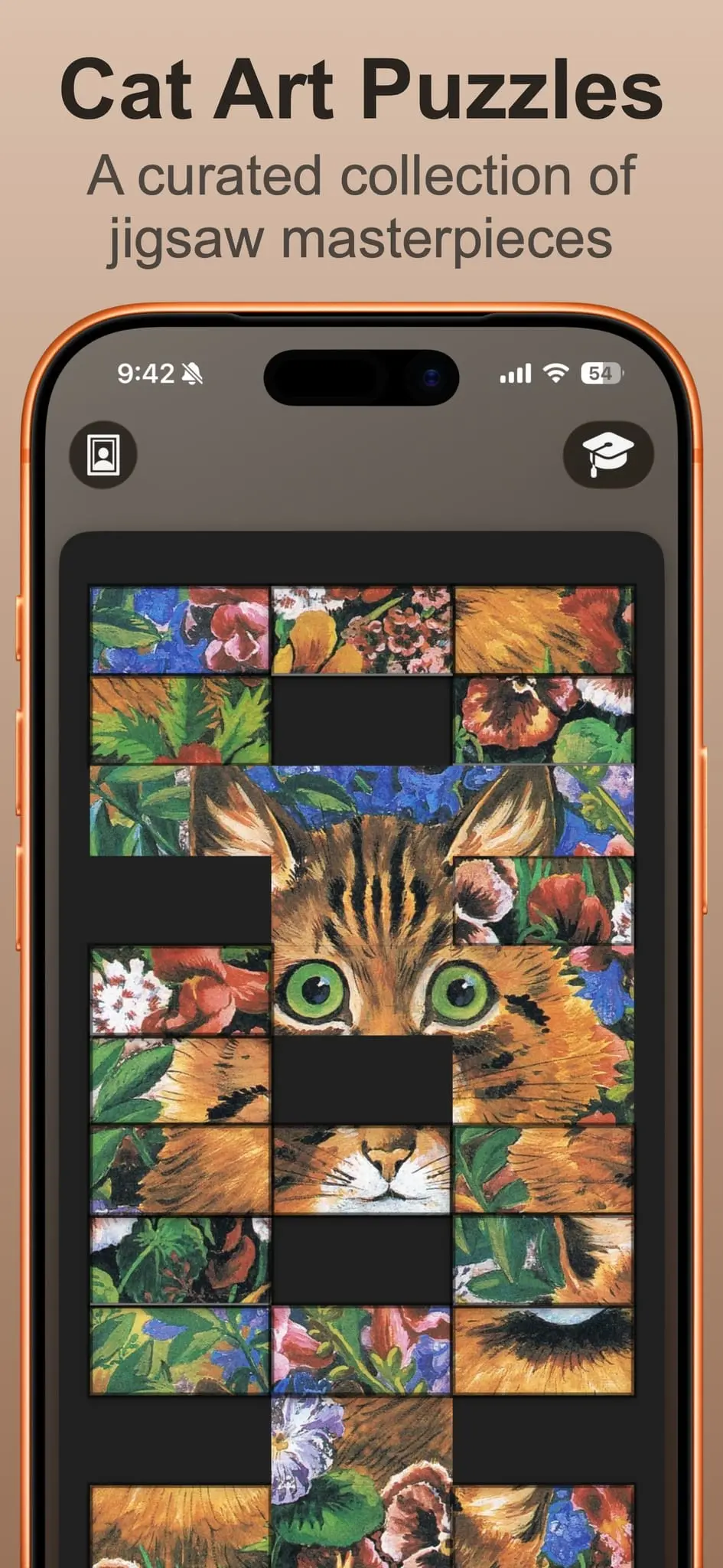 Screenshot 1 of Purrfecto: Cat Art Puzzles