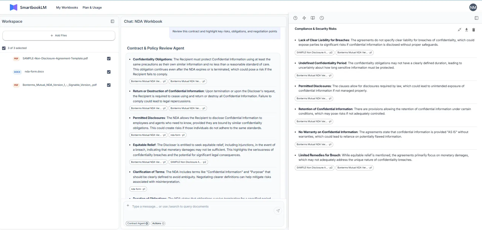 Screenshot 1 of SmartbookLM