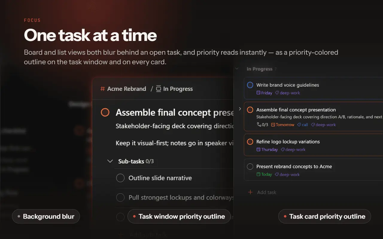 Screenshot 3 of Refined UI for Todoist