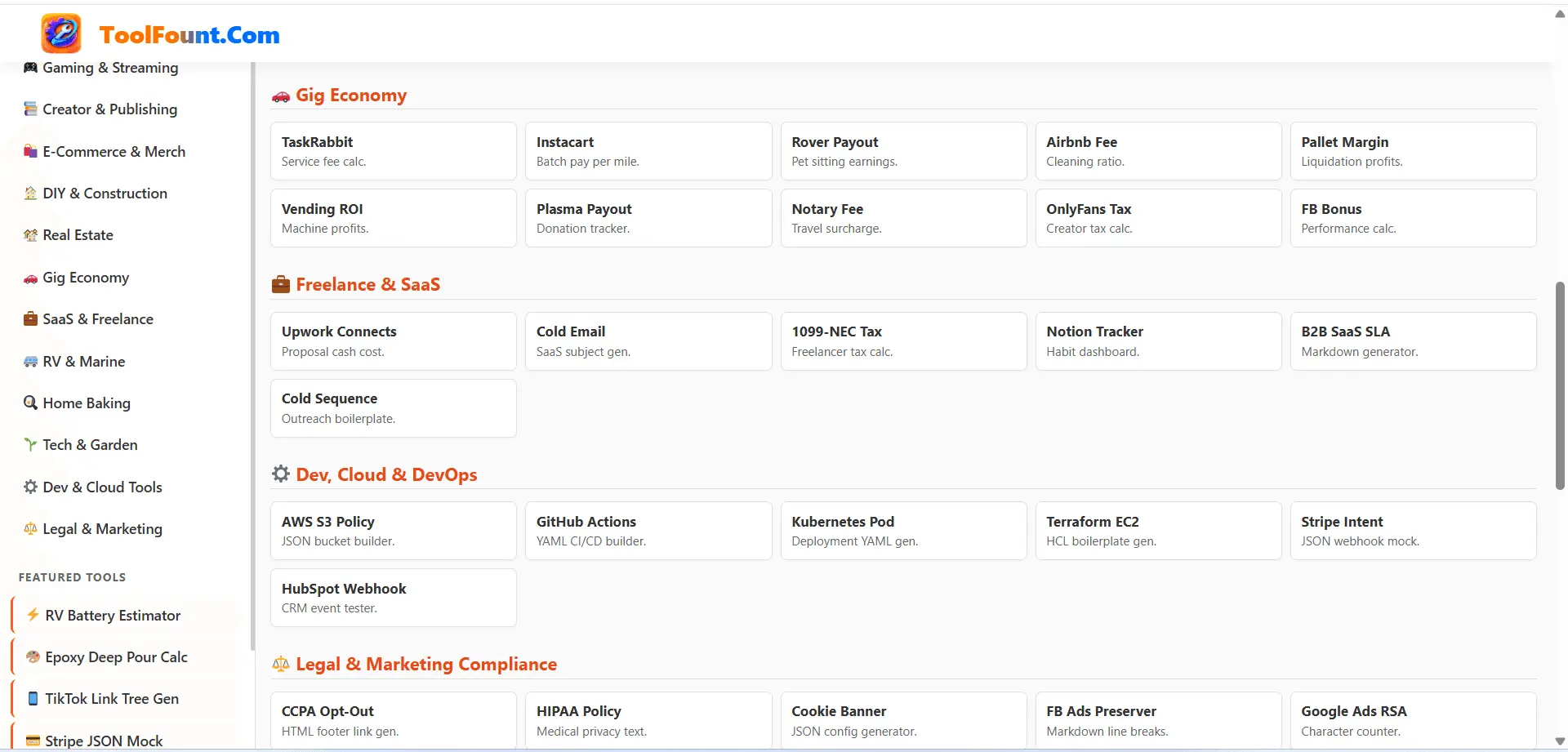 Screenshot 2 of ToolFount