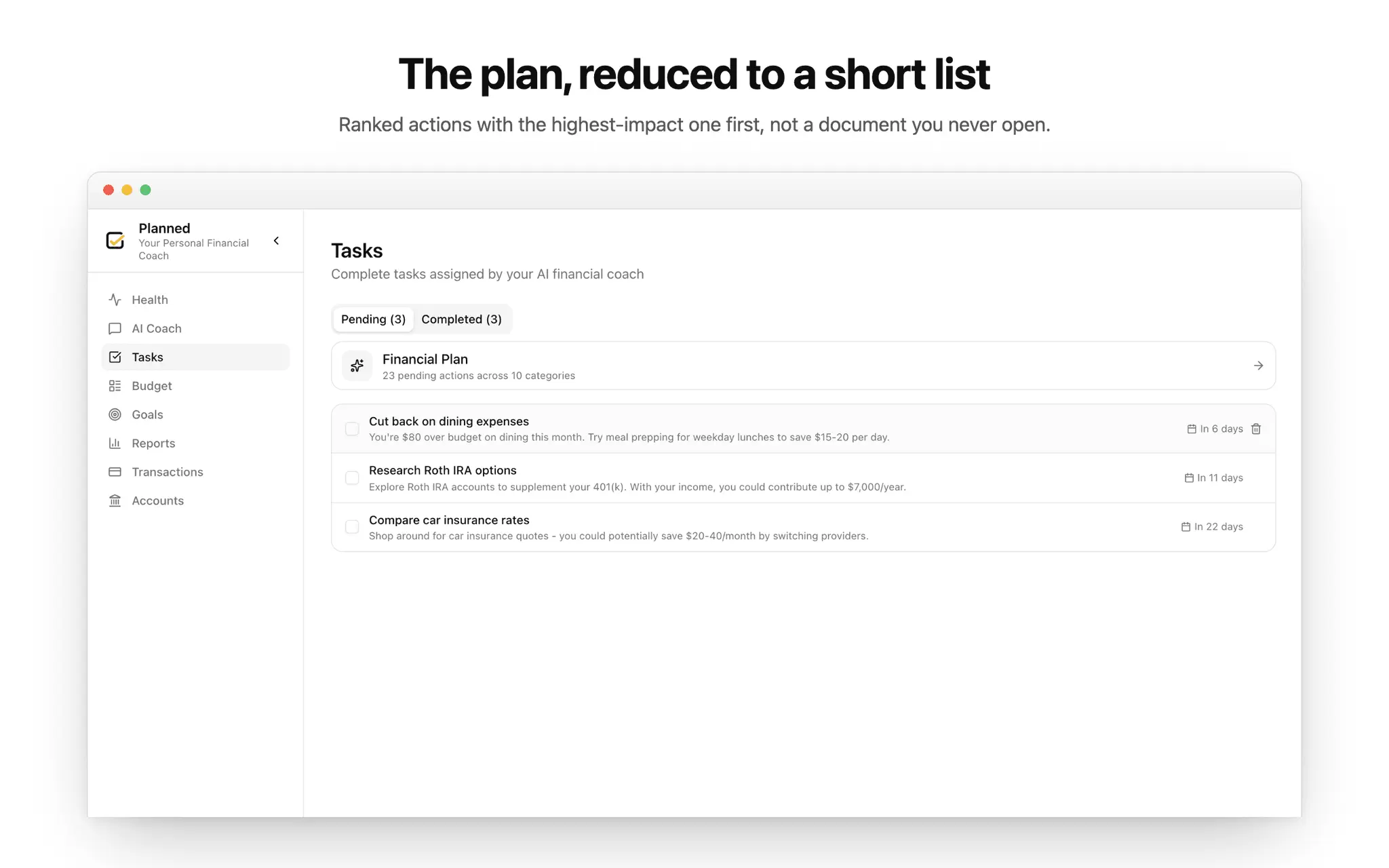 Screenshot 6 of Planned