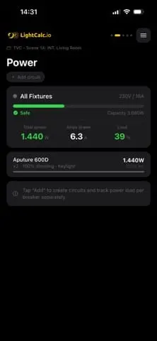 Screenshot 2 of LightCalc