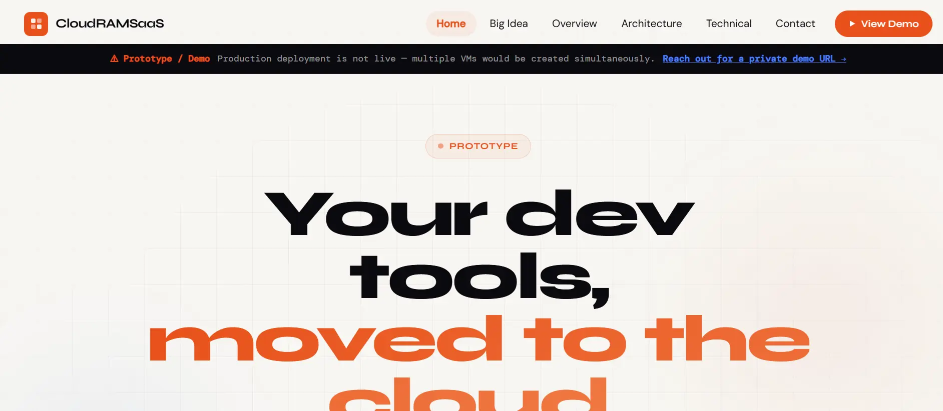 Screenshot 2 of CloudRAMSaaS