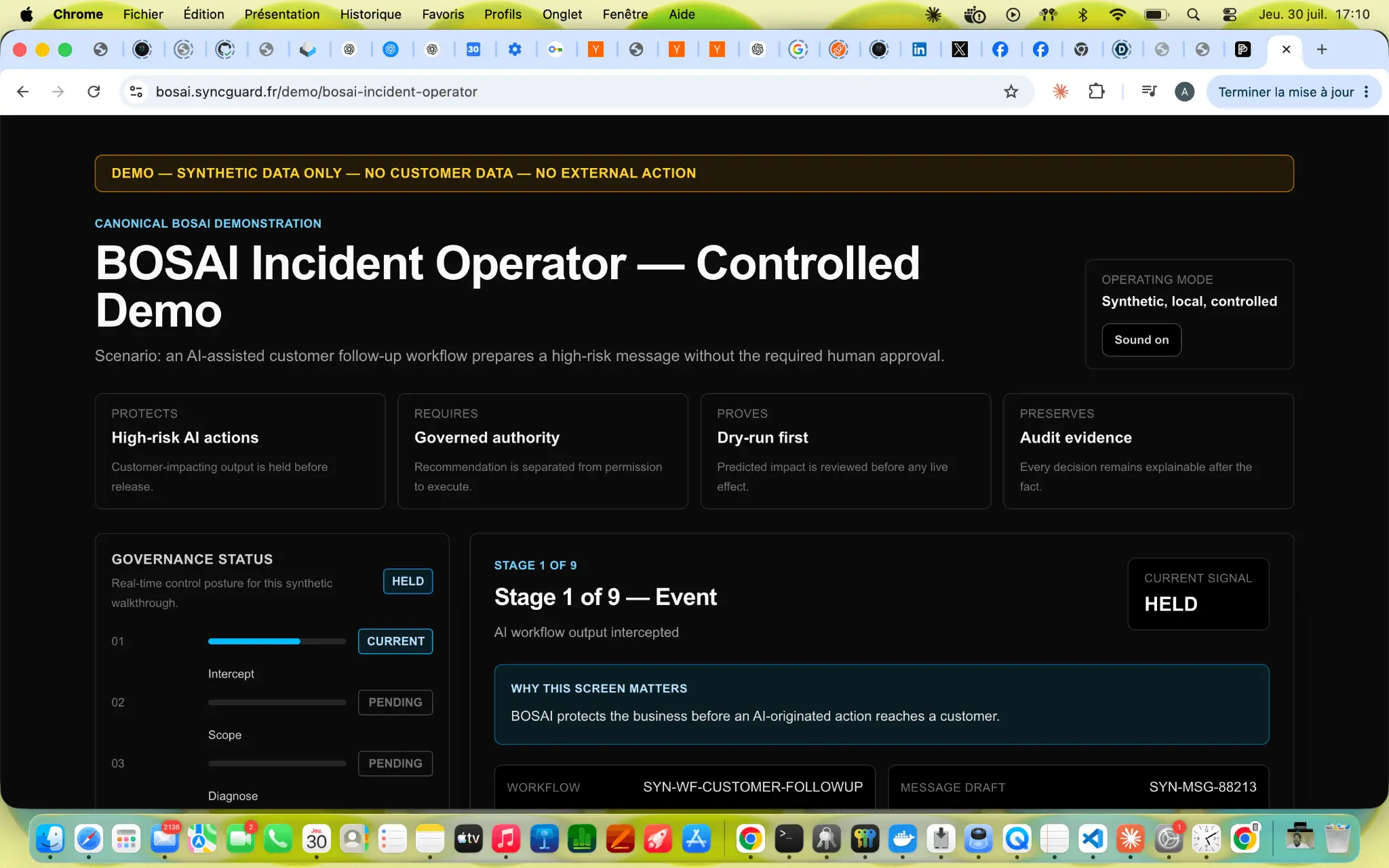 Screenshot 1 of BOSAI