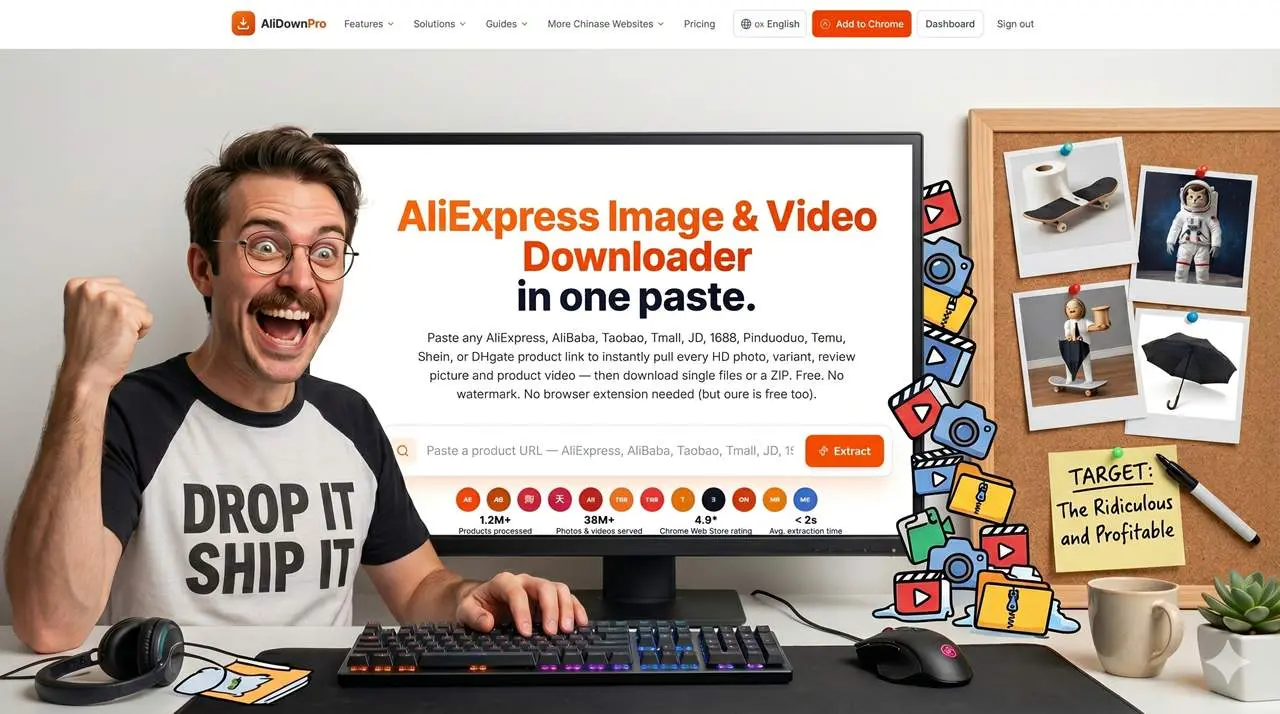 Screenshot 1 of AliDownPro.com