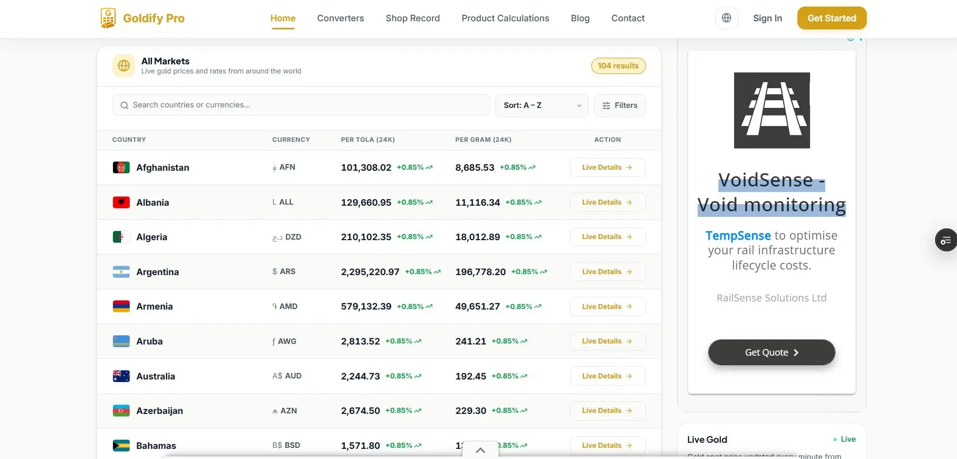 Screenshot 4 of Goldify Pro