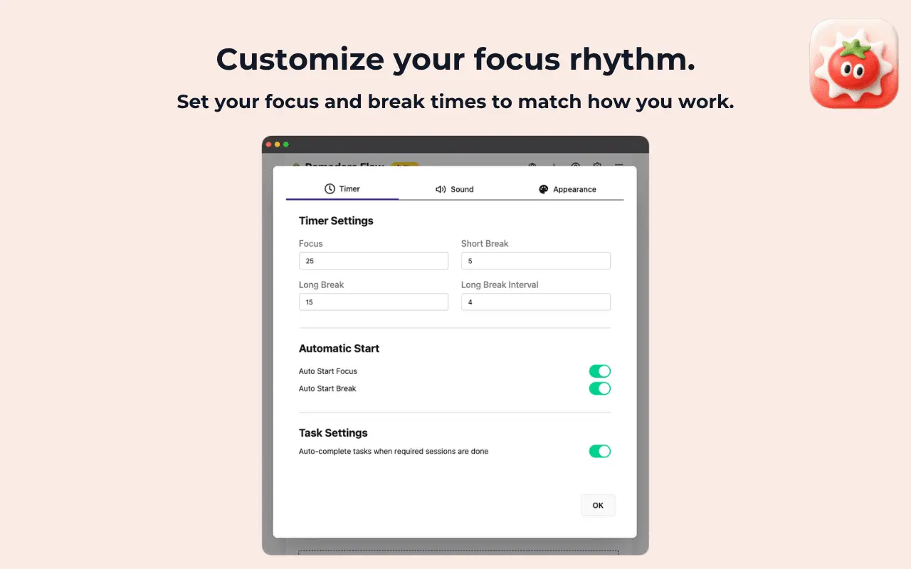 Screenshot 3 of Pomodoro Flow