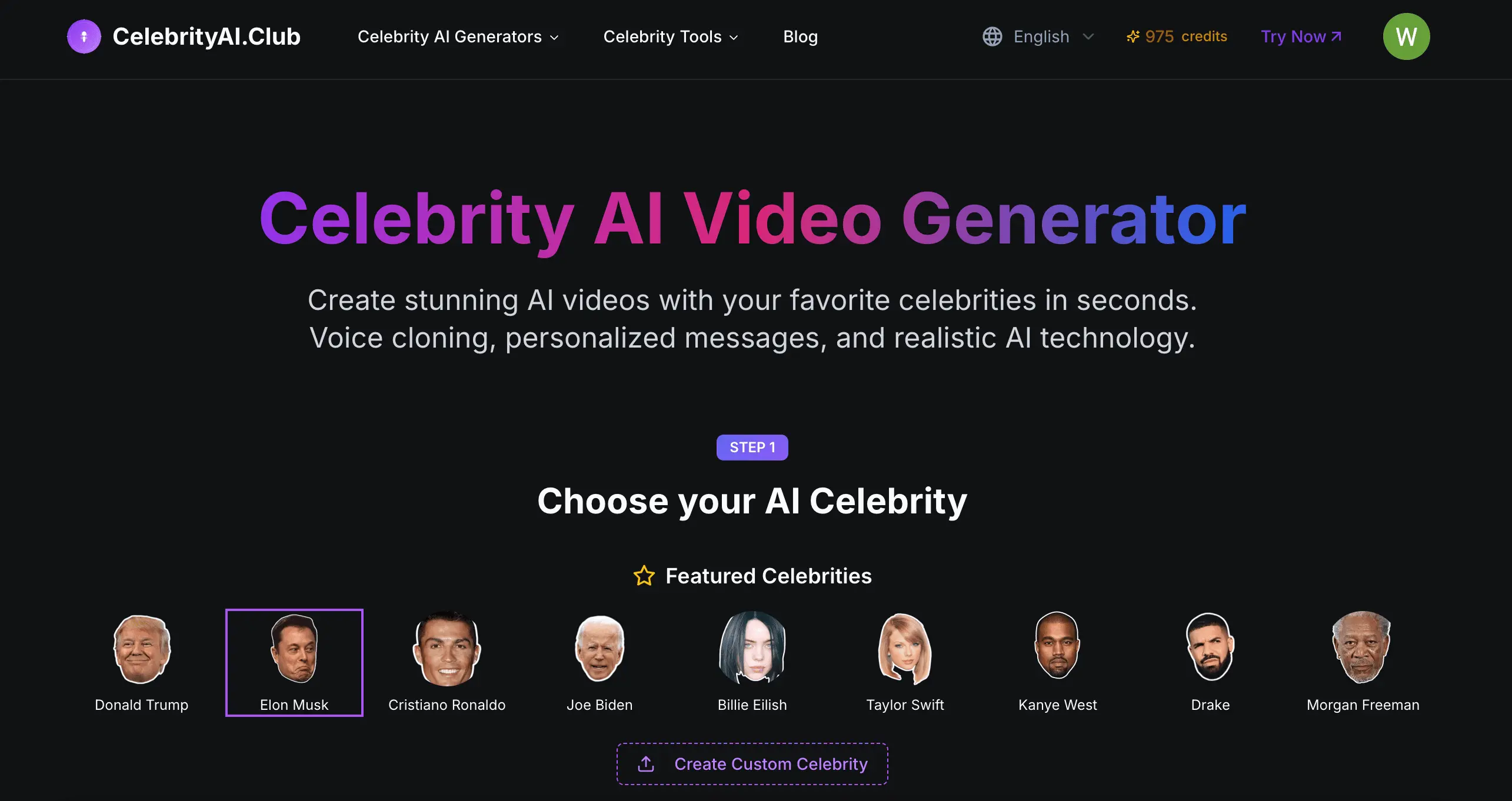 Screenshot 2 of Celebrity AI