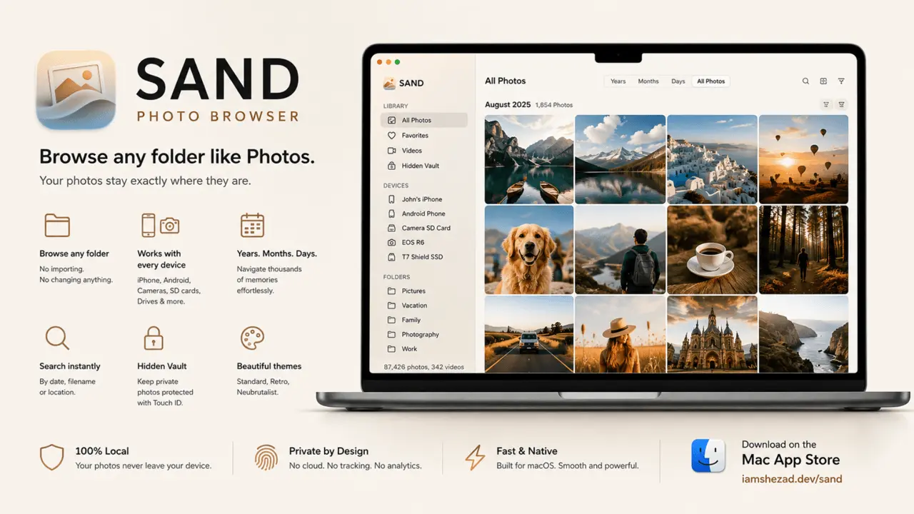 Screenshot 1 of SAND: Photo Browser