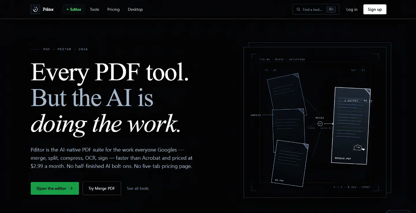 Screenshot 1 of Pditor