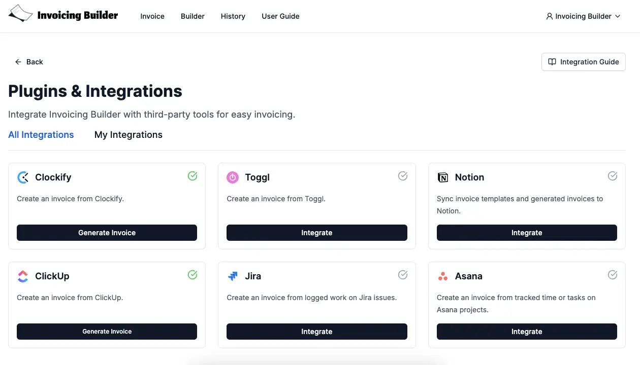 Screenshot 3 of Invoicing Builder