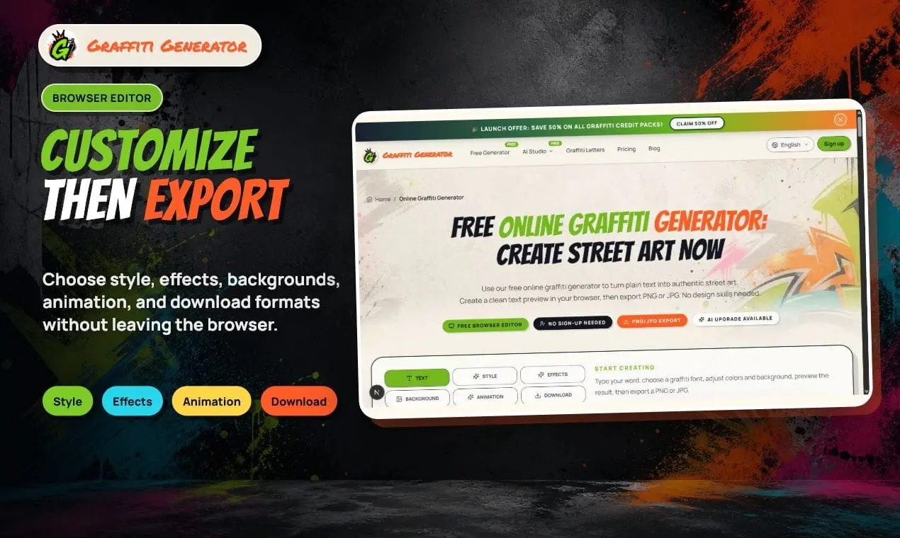 Screenshot 5 of Graffiti Generator